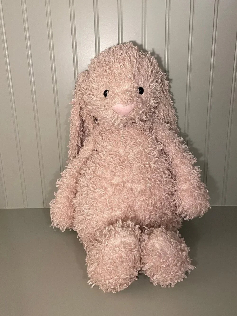 Huge Jellycat Bashful Luxe Bunny Curly - Retired - Preloved